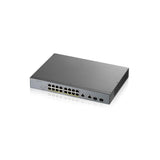 Zyxel GS1350-18HP-EU0101F switch di rete Gestito L2 Gigabit Ethernet (10/100/1000) Supporto Power over Ethernet (PoE) Grigio