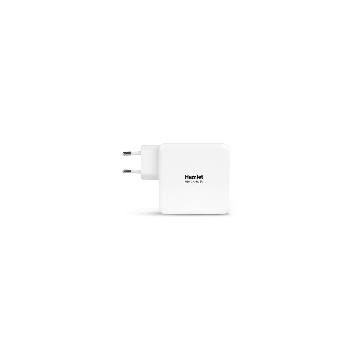 Hamlet Notebook Charger alimentatore universale da 65w per notebook e dispositivi mobili