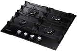 Piano Cottura Samsung NA64H3010AK da Incasso a Gas 4 Fornelli Vetro Nero