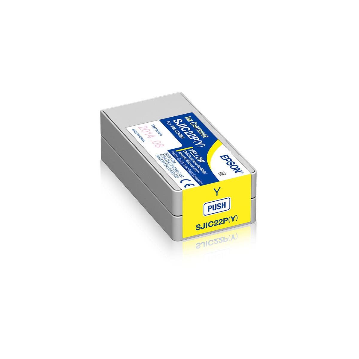 Epson SJIC22P(Y) cartuccia d'inchiostro 1 pz Originale Giallo
