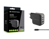 Conceptronic ALTHEA17B Caricabatterie per dispositivi mobili Universale Nero AC Ricarica rapida Interno