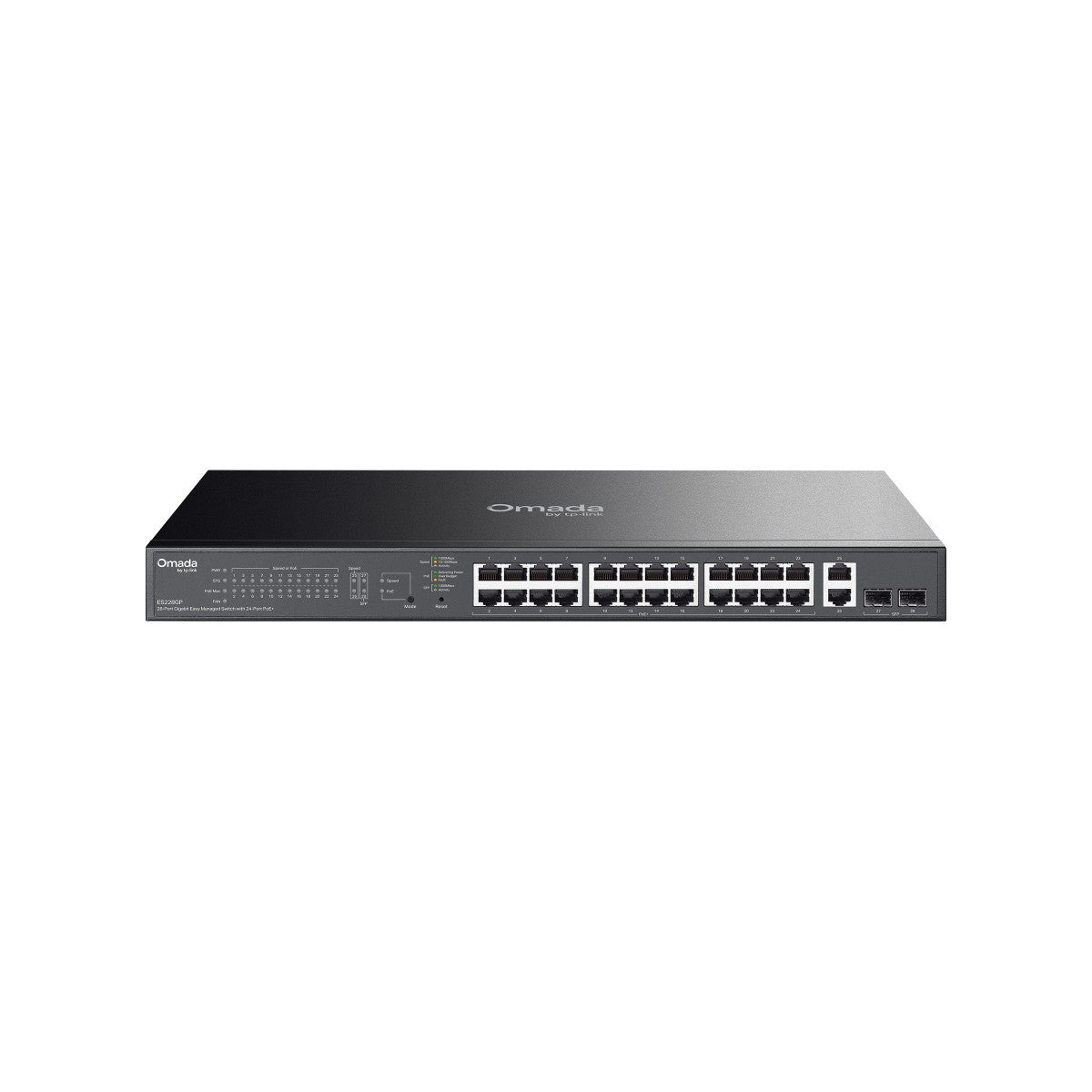 OMADA ES228GP switch di rete Gestito L2 Gigabit Ethernet (10/100/1000) Supporto Power over Ethernet (PoE) Nero