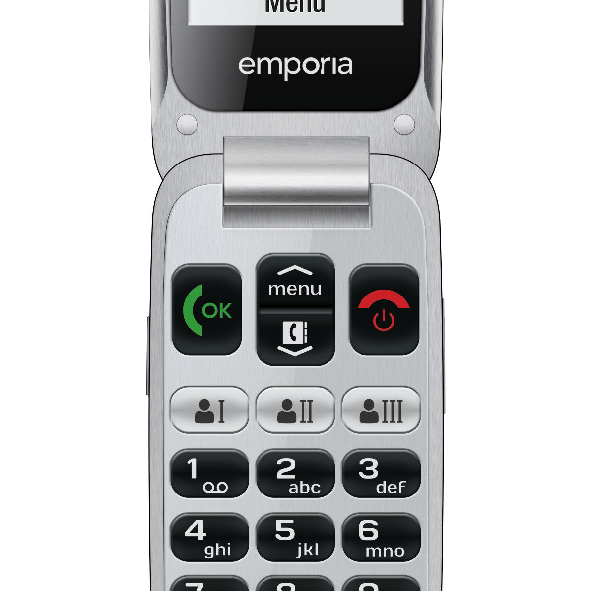 Emporia emporiaONE telefono cellulare Grigio, Argento Telefono per anziani