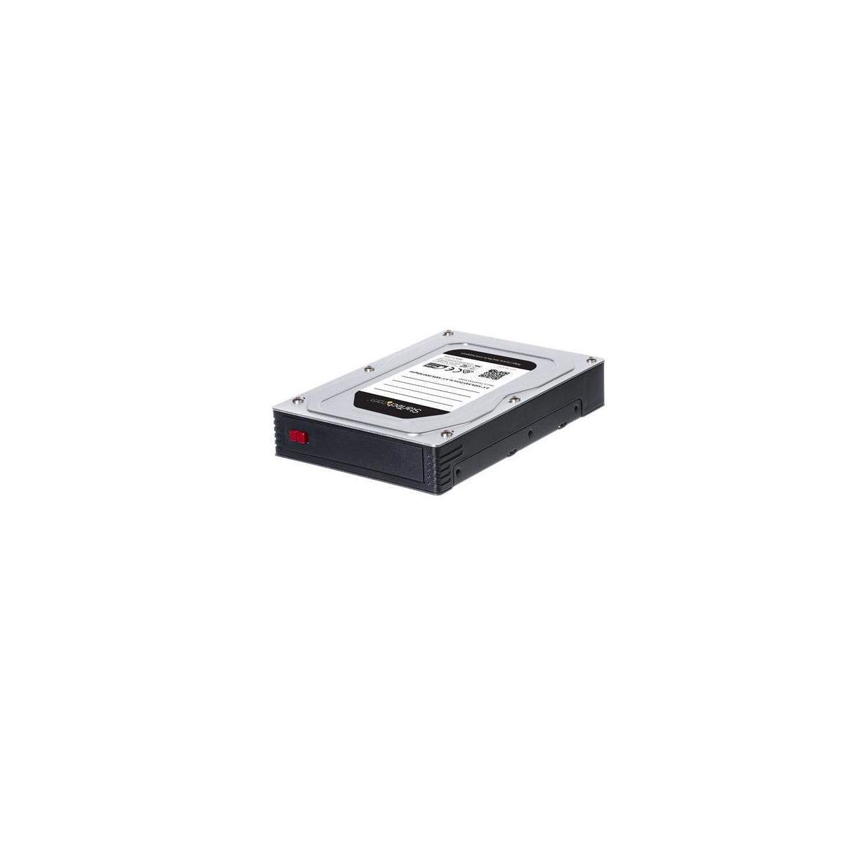 StarTech.com 25SATSAS35HD pannello drive bay 8,89 cm (3.5") Pannello portante Nero, Argento