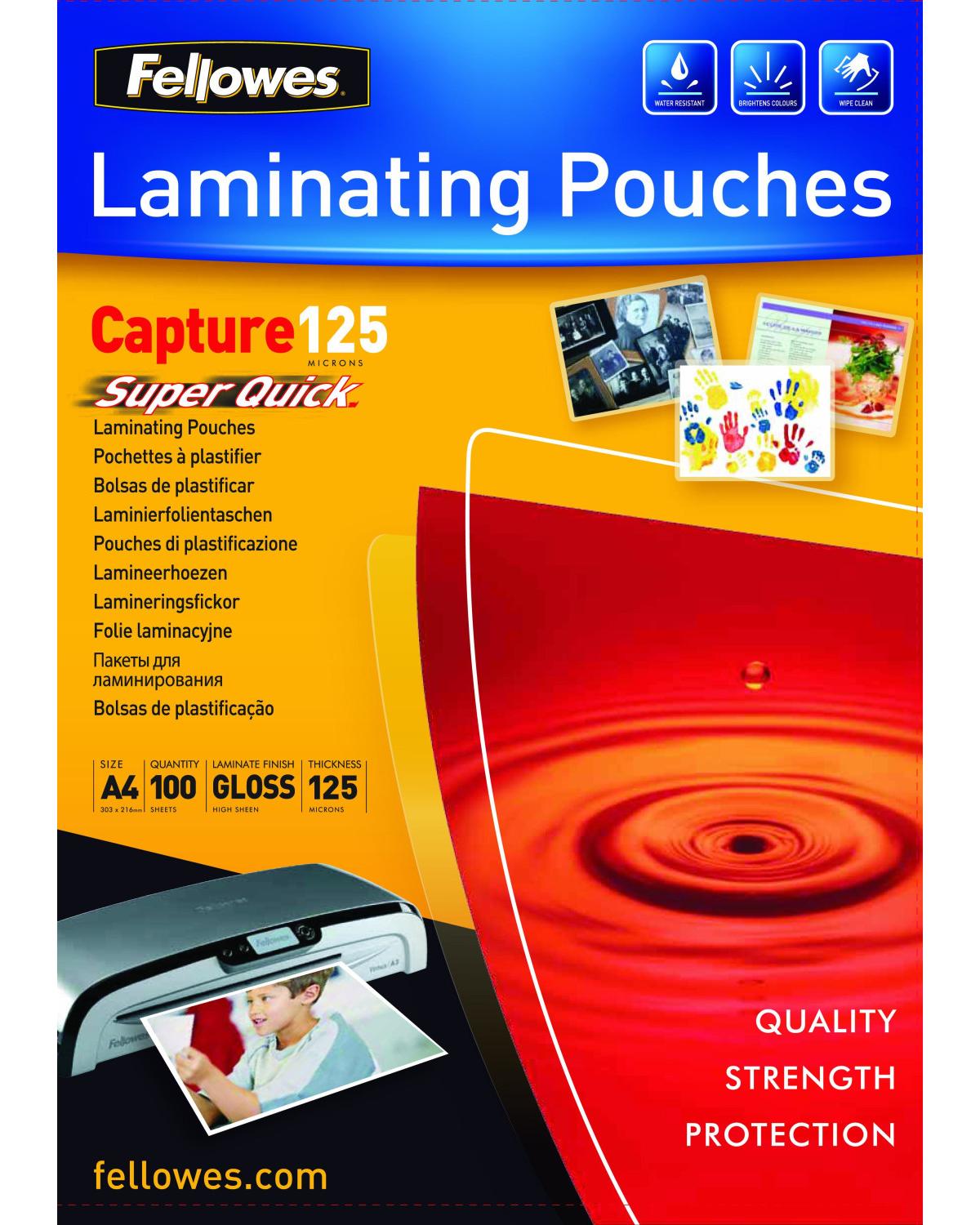 Fellowes 5440101 pellicola per plastificatrice 100 pz