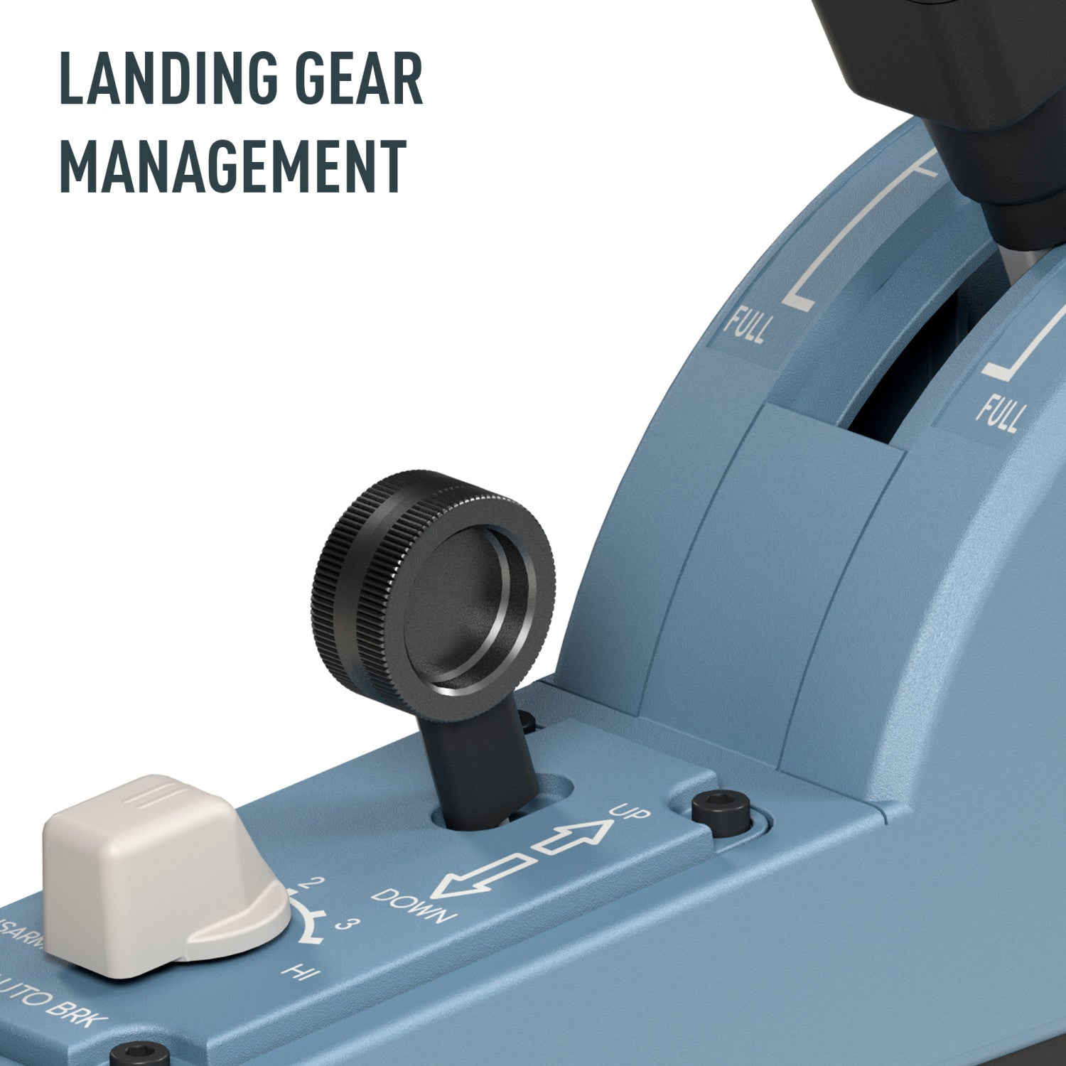 Thrustmaster TCA Quadrant Add-On Airbus Edition Simulazione di Volo PC Nero Blu