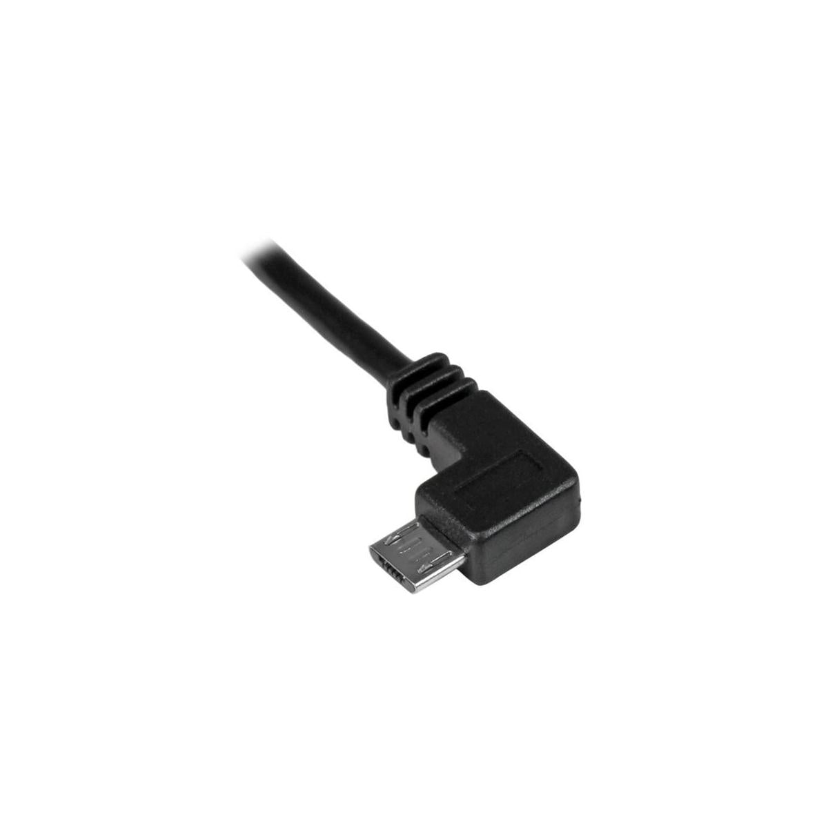 StarTech.com Cavo Micro-USB da Ricarica e Sincronizzazione angolato sinistra da 0,5m