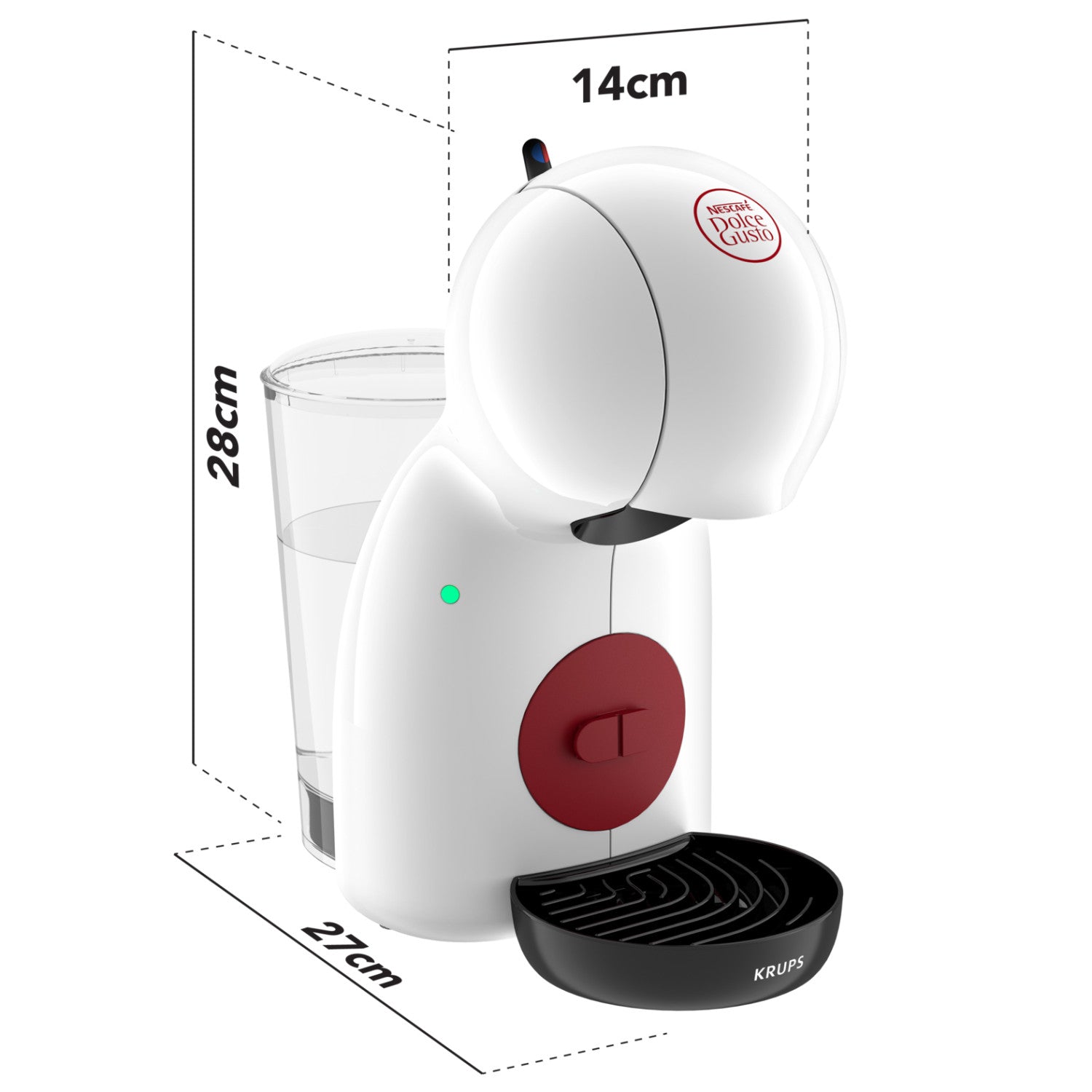 Krups NESCAFE DOLCE GUSTO KP1A31 Automatica/Manuale Macchina per caffè a capsule 0,8 L