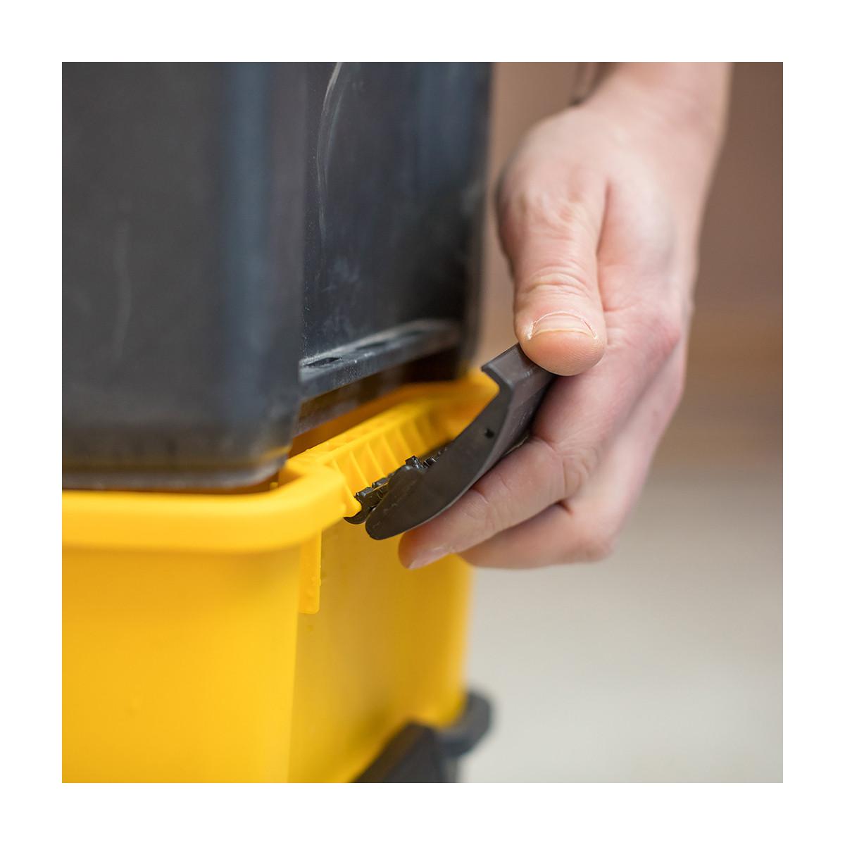 Stanley Essential Valigetta rigida per attrezzi Plastica Grigio, Giallo