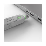Lindy 40621 clip sicura Chiave bloccaporta USB tipo A Verde Acrilonitrile butadiene stirene (ABS) 1 pz