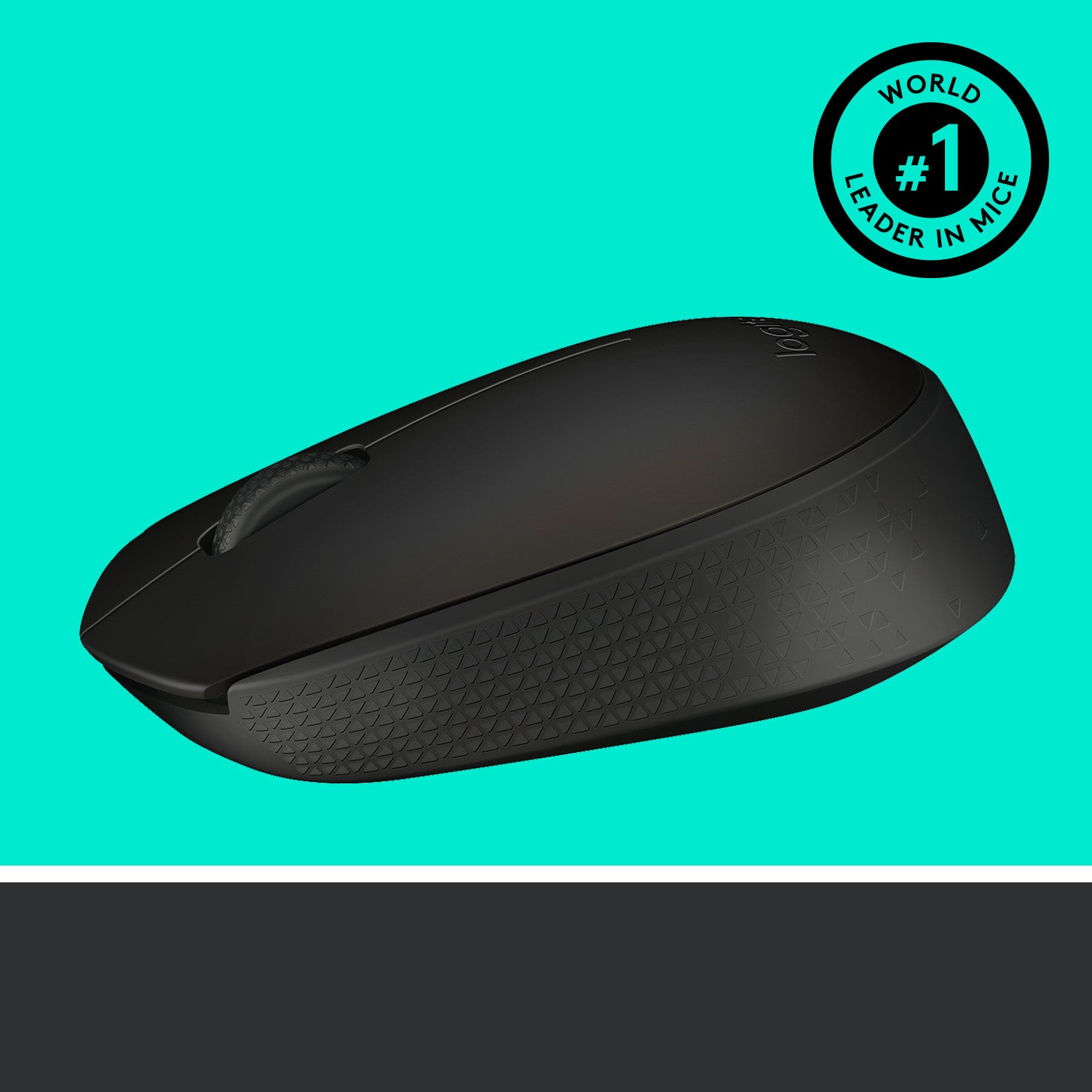 Logitech 910004424 M171 Mouse Wireless 2.4 GHz con Mini Ricevitore USB Rilevamento Ottico Nero
