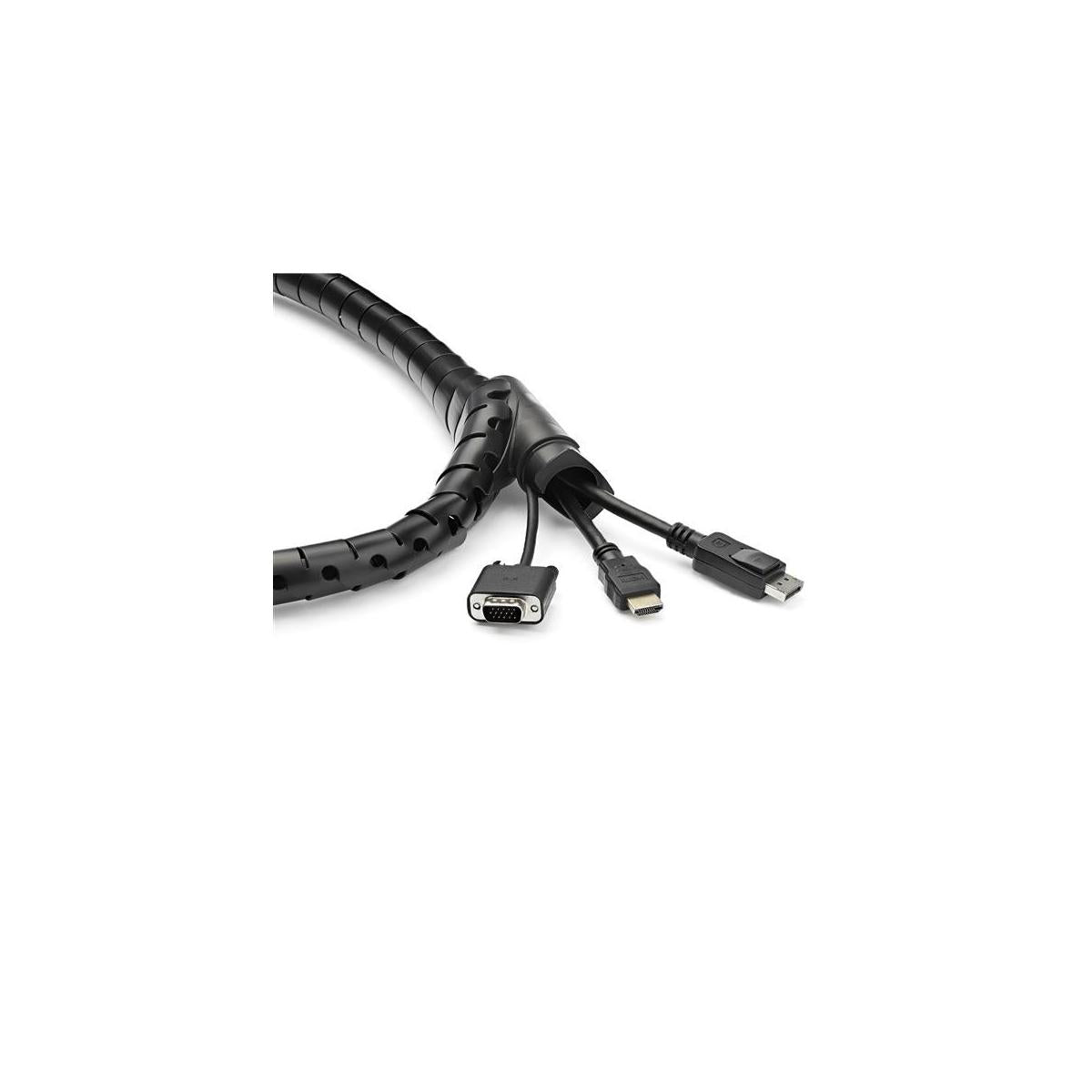 StarTech.com Guaina di gestione cavi da 1,5 m - A spirale - Diametro 25 mm