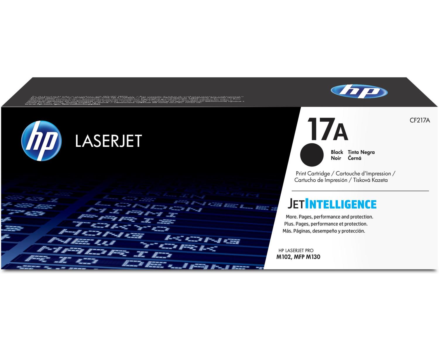 HP 17A Black Original LaserJet Toner Cartridge Cartuccia Toner 1 pz