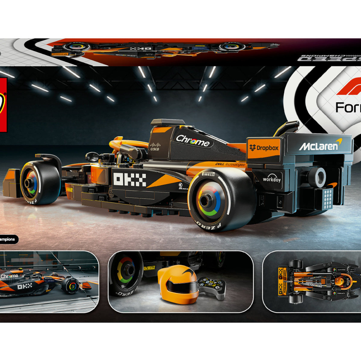 LEGO Speed Champions Auto da Corsa McLaren F1 Team MCL38 Set 77251 269 Pezzi