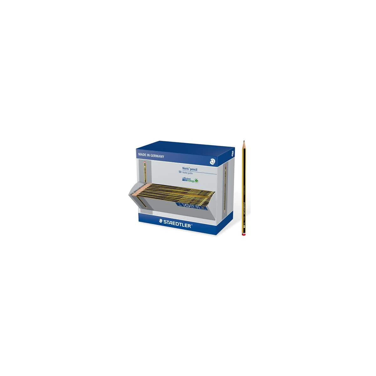 Staedtler Matite Noris 120 Grafite Hb Espositore 50 Pezzi