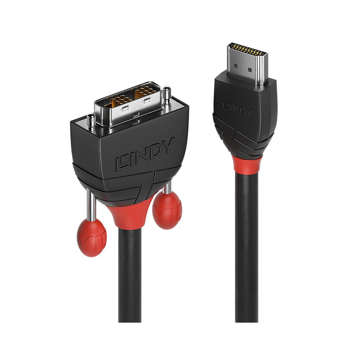 Lindy 36274 cavo e adattatore video 5 m HDMI tipo A (Standard) DVI-D Nero