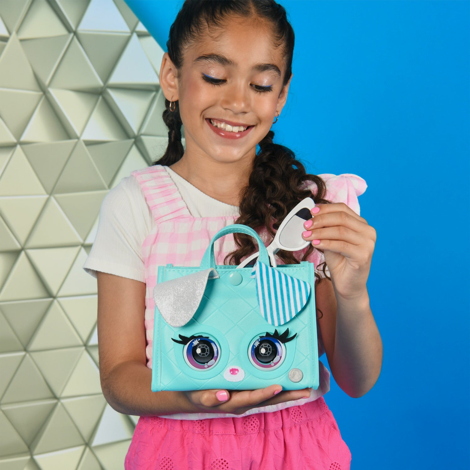 Purse Pets BAG Totes Puppy GML Blu Bambino/Bambina Borsa tote