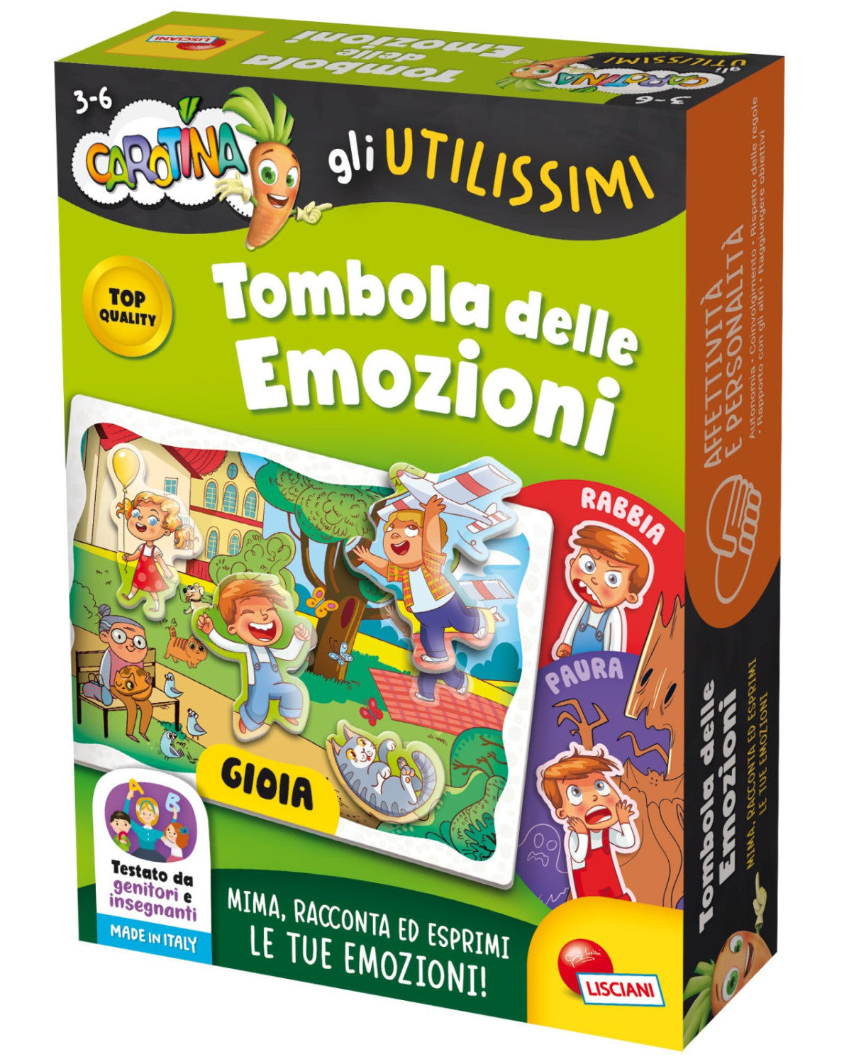 Lisciani Carotina Gli Utilissimi Tombola Delle Emozioni