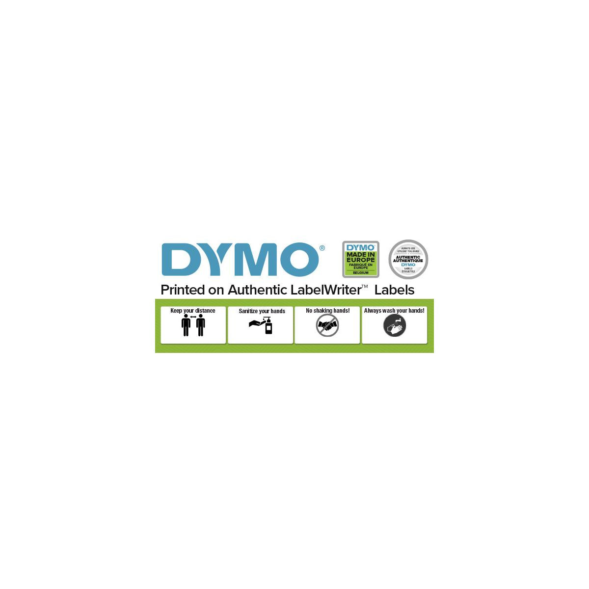 DYMO LW - Multi-Purpose Labels - 25 x 25 mm - S0929120 Bianco Etichetta per stampante autoadesiva