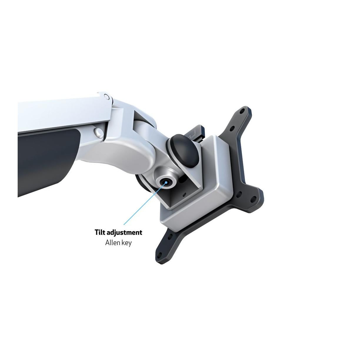 Multibrackets 7167 supporto da tavolo per Tv a schermo piatto 81,3 cm (32") Argento Scrivania