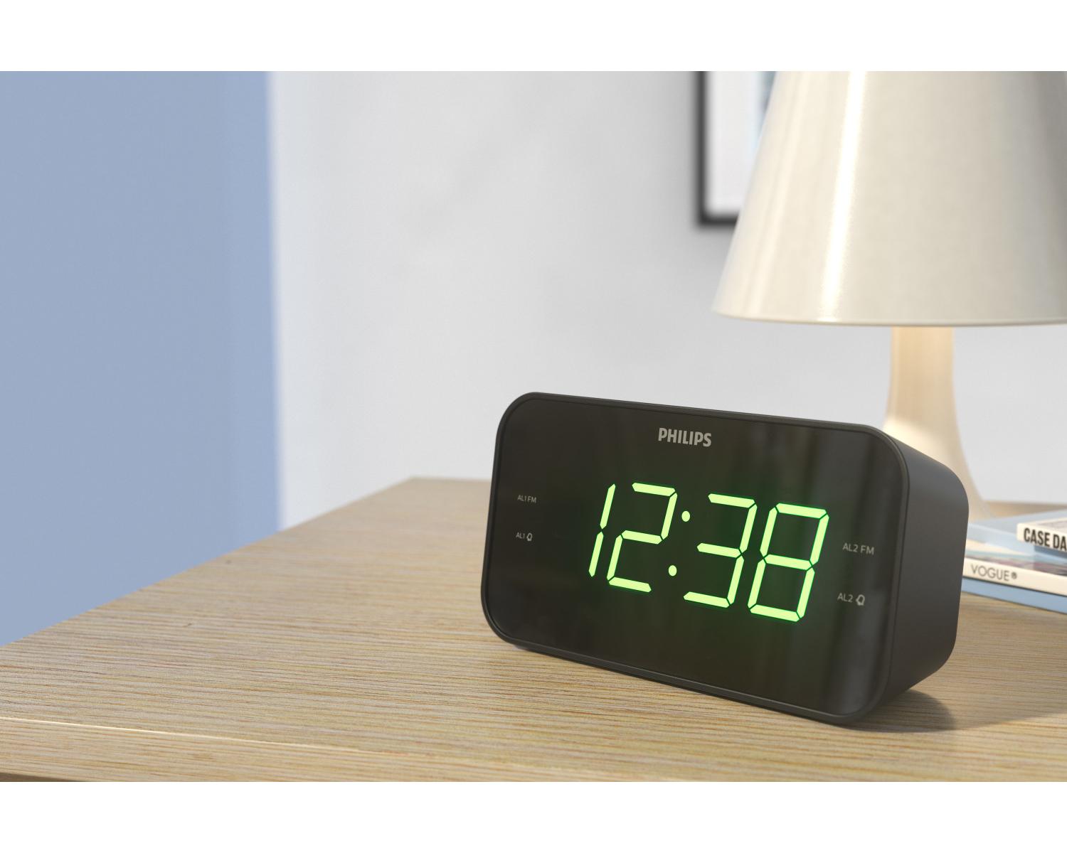 Philips TAR3306/12 sveglia Sveglia digitale Nero