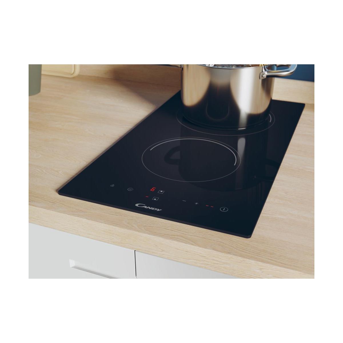 Candy Timeless CDH30 Nero Da incasso 28.8 cm Ceramica 2 Fornelli