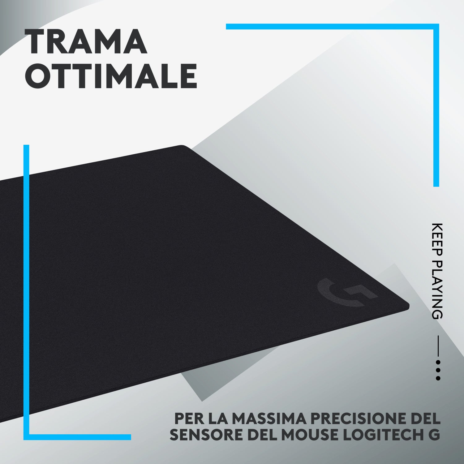 Tappetino Mouse da Gioco da Computer Logitech G 943 000799 G640 Nero
