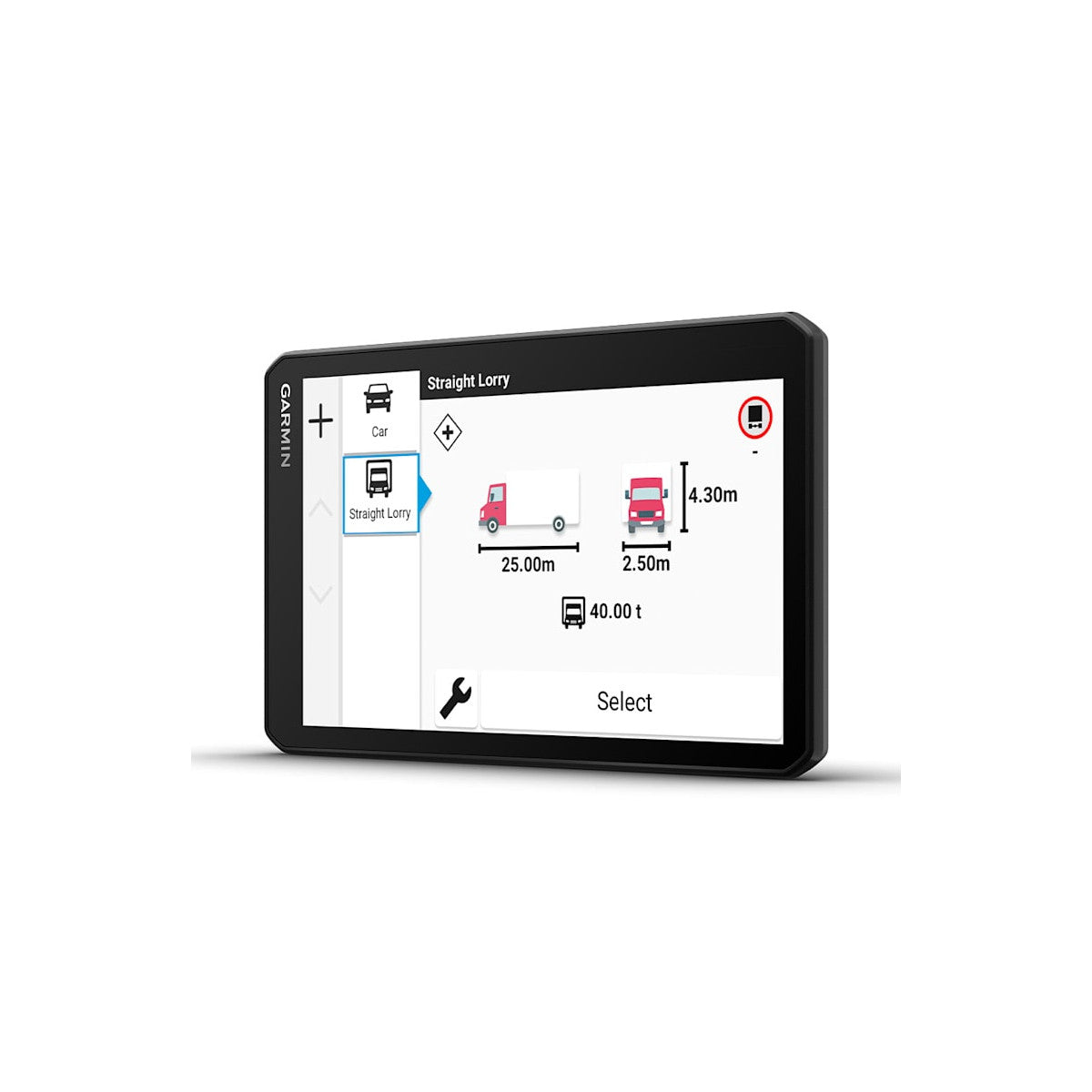 Garmin dēzl LGV720 navigatore Fisso 17,6 cm (6.95 pollici) TFT Touch screen 242 g Nero