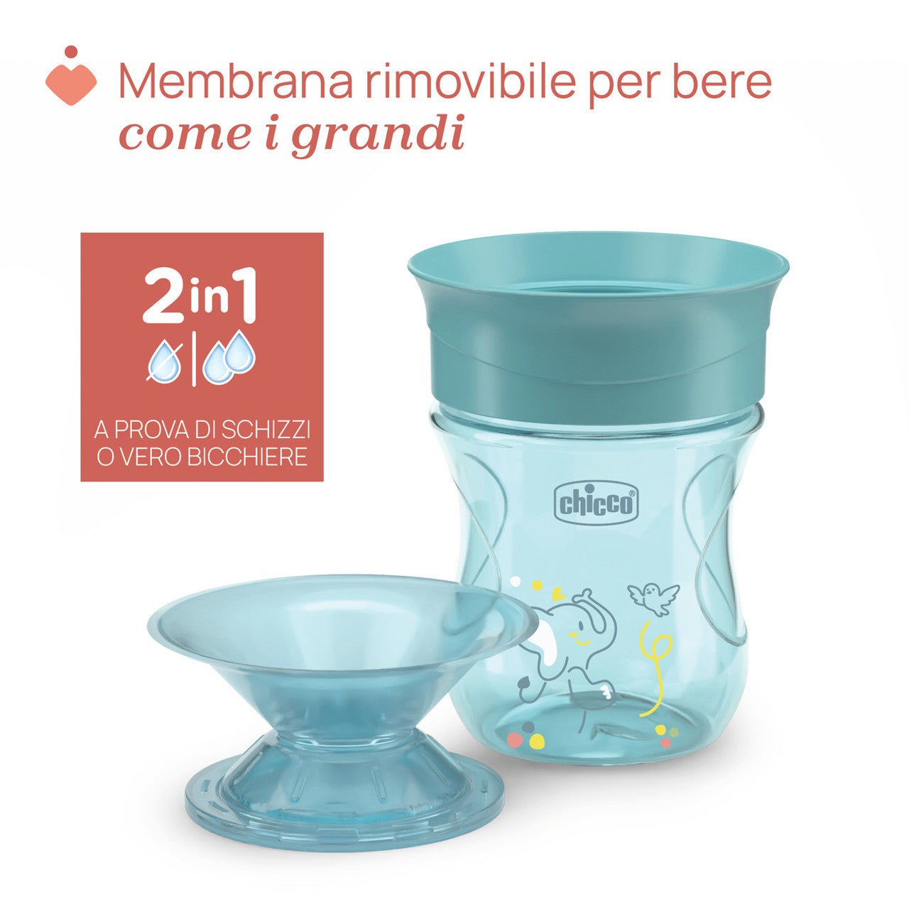 Chicco 00006951250000 tazza Turchese Universale 1 pz