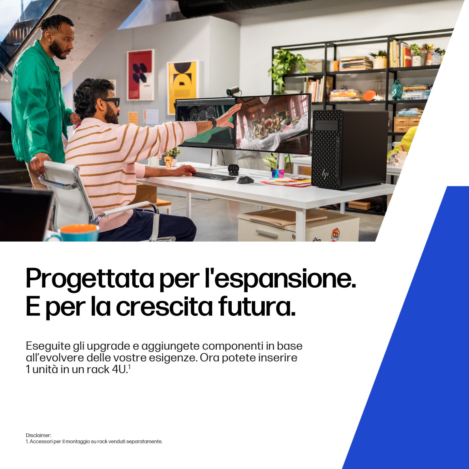 HP Z2 Tower G1i Wolf Pro Security Edition Intel Core Ultra 7 265K 32 GB DDR5-SDRAM 1 TB SSD Windows 11 Pro Stazione di lavoro AI Workstation, AI PC Nero