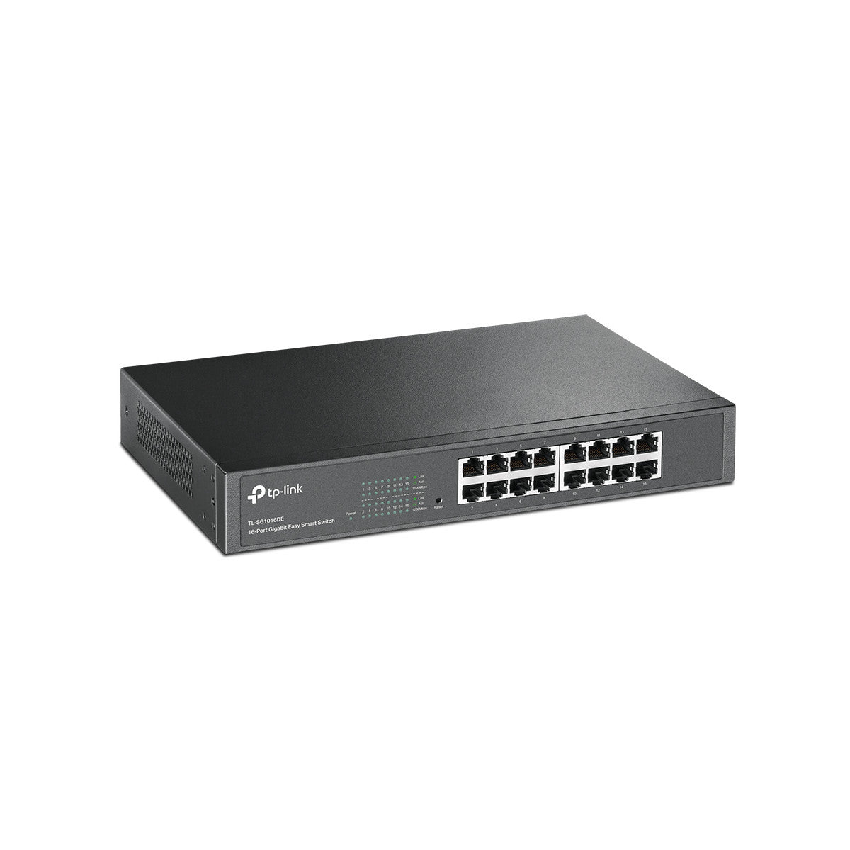 TP-Link TL-SG1016DE switch di rete Gestito L2 Gigabit Ethernet (10/100/1000) Nero