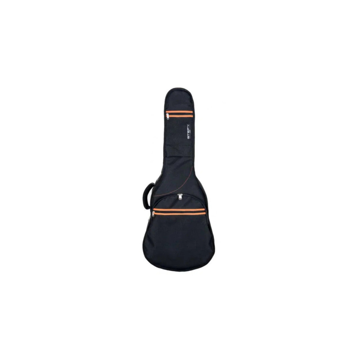 Stefy Line Custodia per Basso Elettrico GB300EB Serie 300 Nero e Arancione Poliestere 600D Imbottitura 13 mm