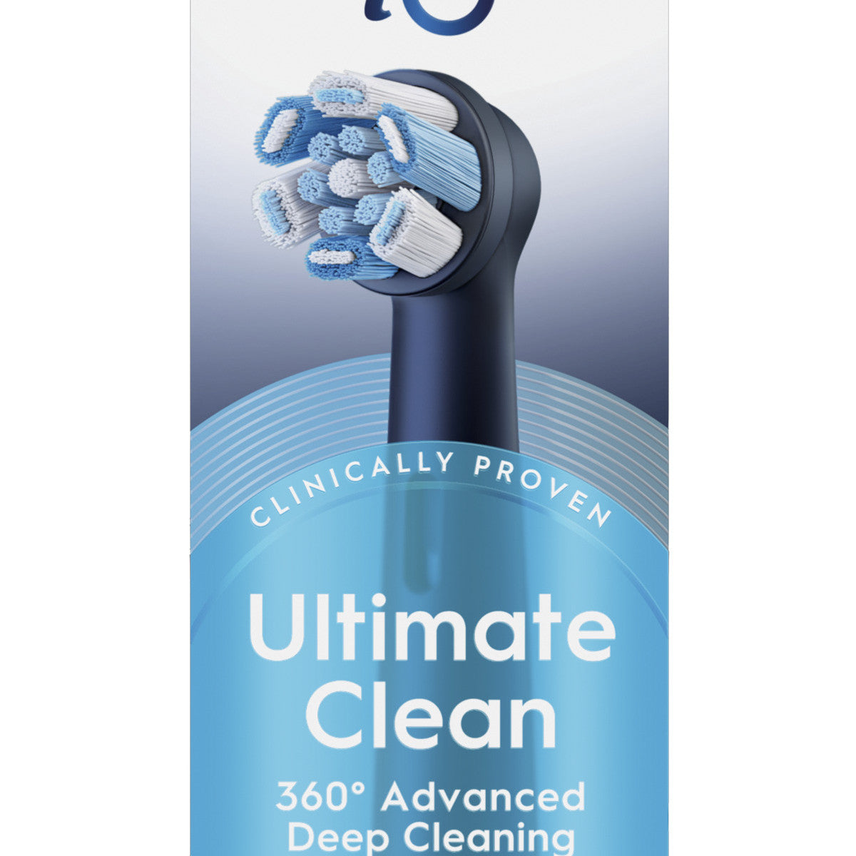 Oral-B Testine di Ricambio iO Series Ultimate Clean Black, testine rotonde di ricambio originali, con setole CrissCross per pulizia e rimozione della placca avanzate e in profondità, 2