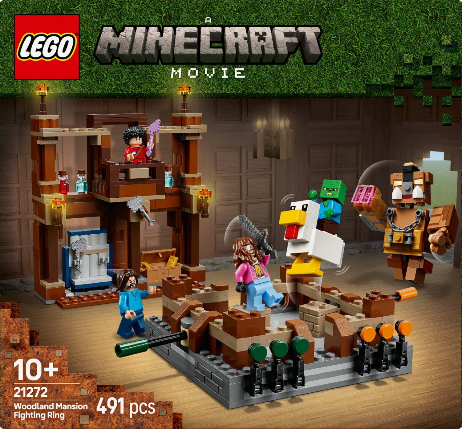 LEGO Minecraft 21272 Magione della Foresta Set Costruzioni 10 Anni 491 Pezzi