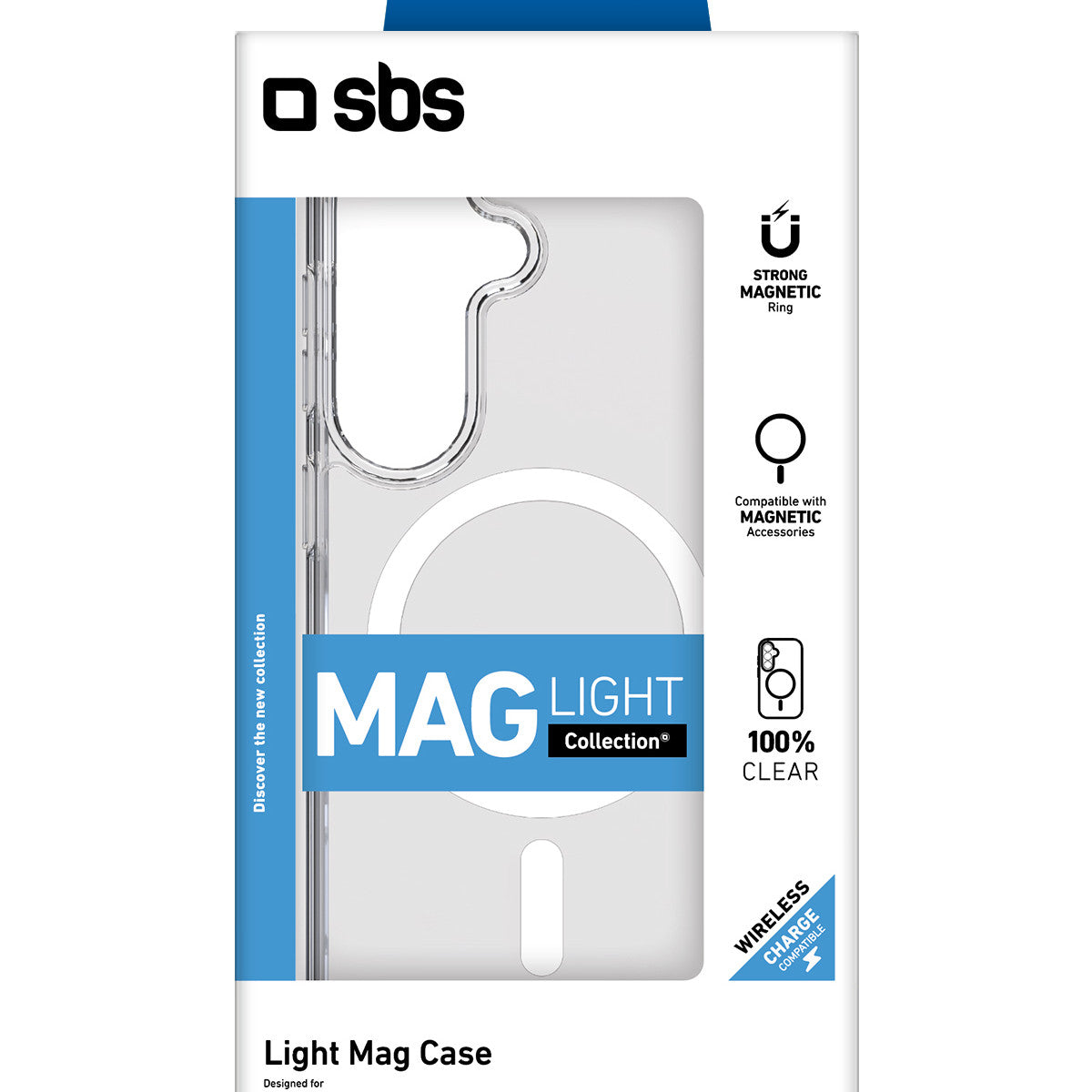 SBS TELIGMAGSAS26T custodia per cellulare 16 cm (6.3") Cover Trasparente