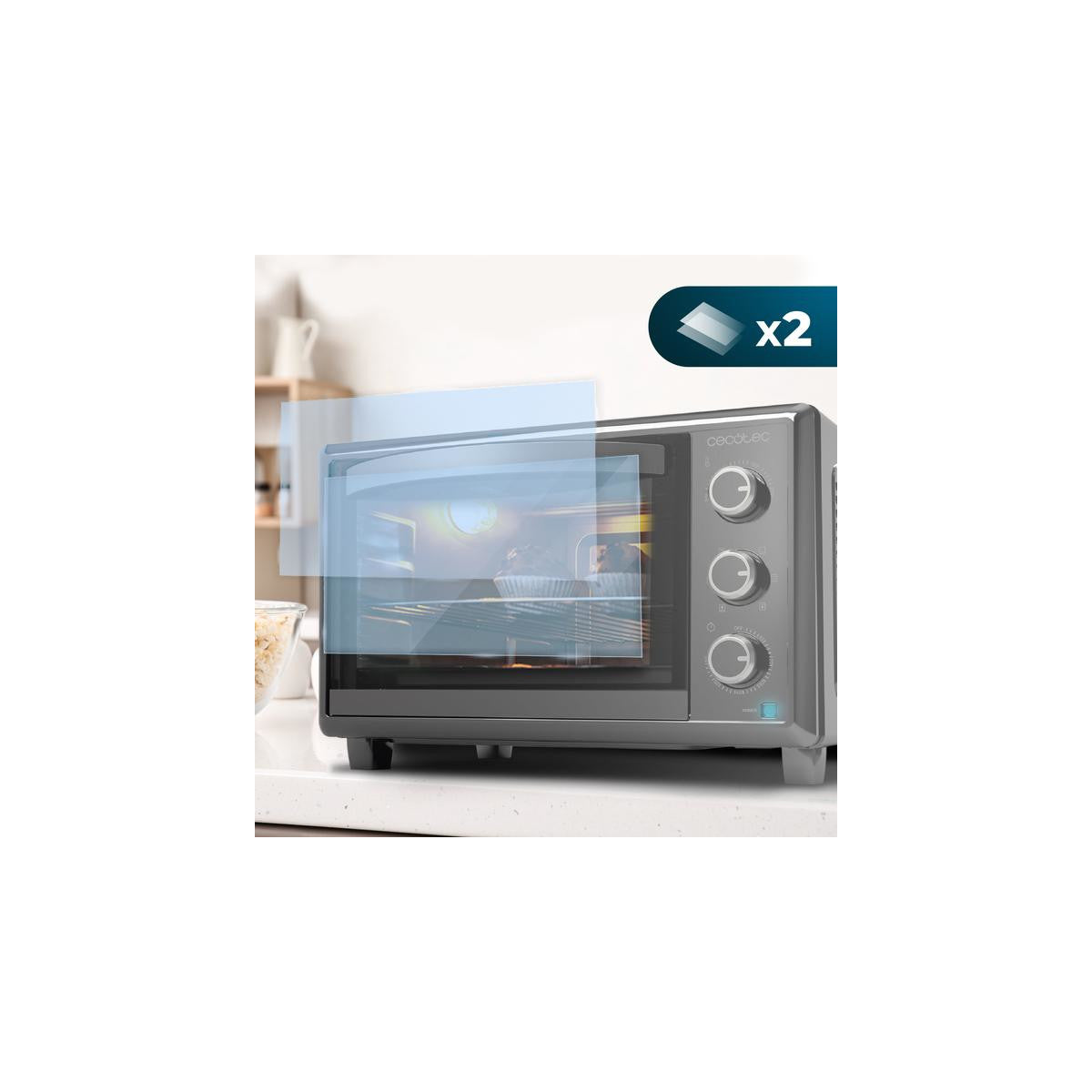 Cecotec 03818 forno 26 L 1500 W Nero