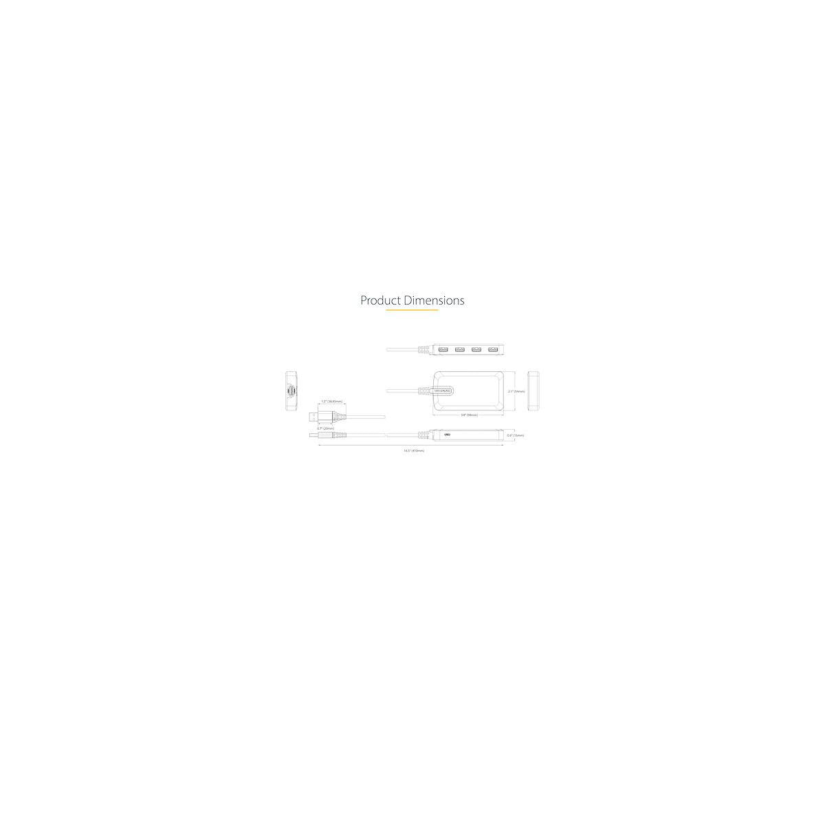 StarTech.com 5G4AB-USB-A-HUB hub di interfaccia USB 3.2 Gen 1 (3.1 Gen 1) Type-A 5000 Mbit/s Grigio