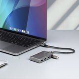 StarTech.com 5G4AC-USB-C-HUB hub di interfaccia USB 3.2 Gen 1 (3.1 Gen 1) Type-C 5000 Mbit/s Grigio