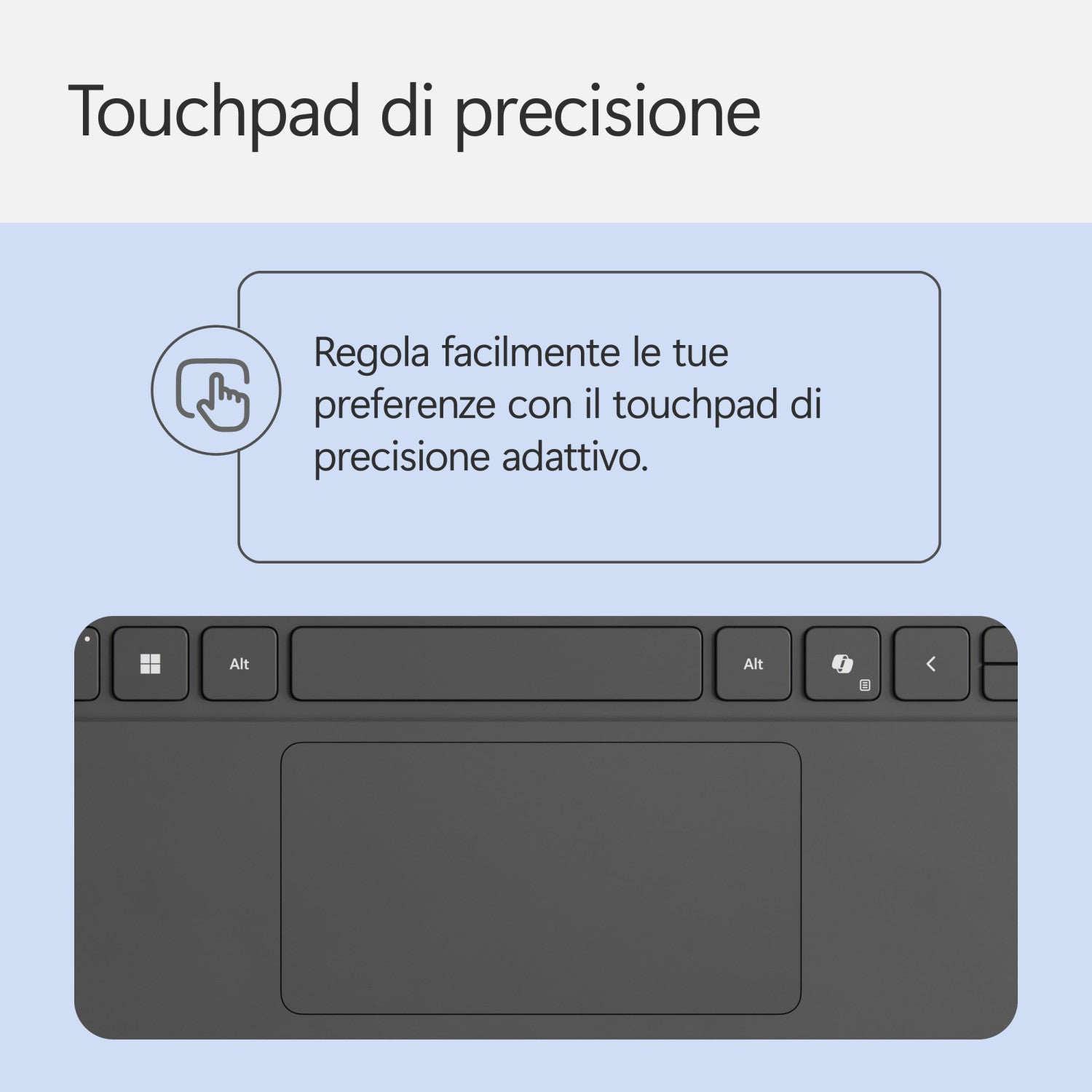 Microsoft Tastiera Surface Pro 12" con Slim Pen Ardesia
