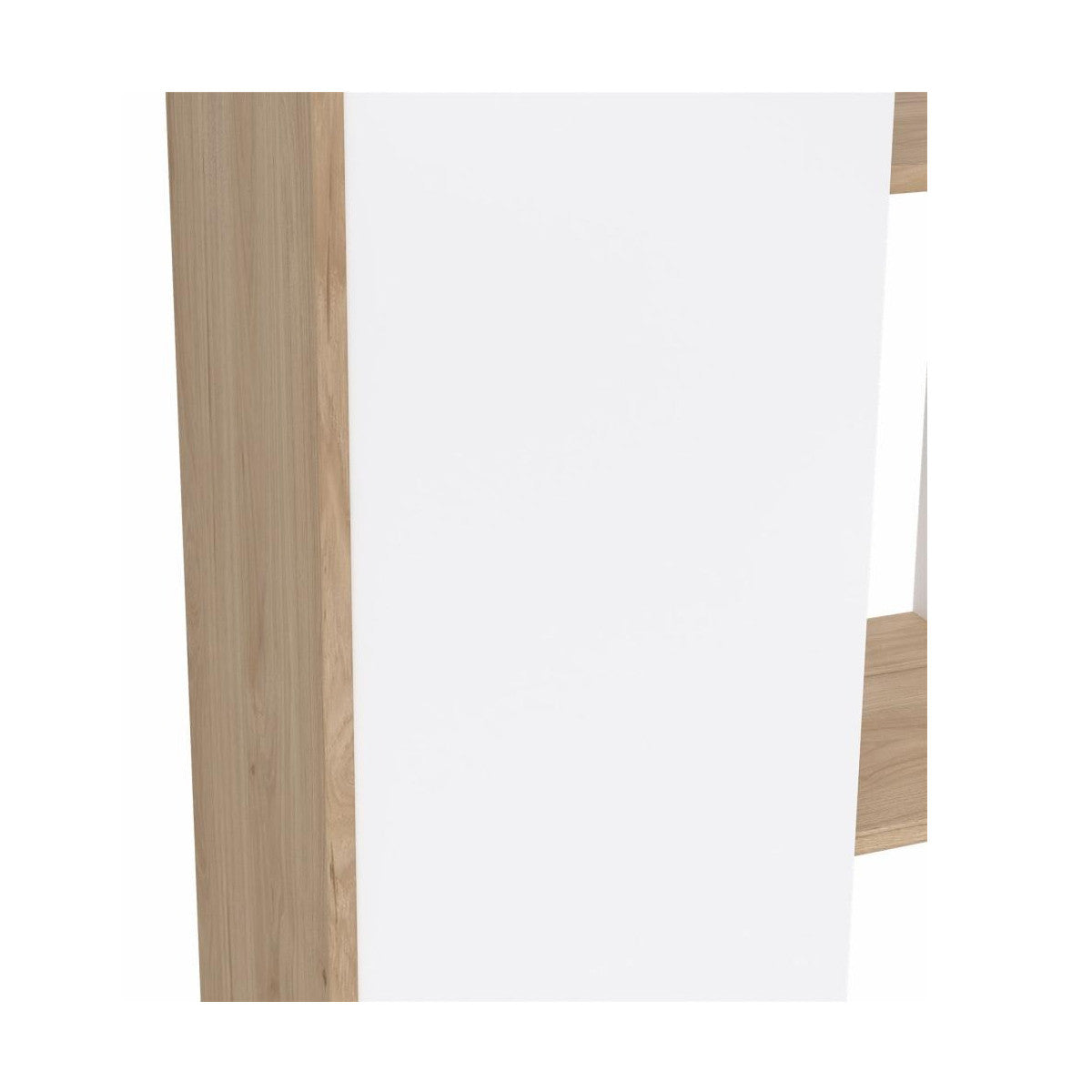 Tvilum 71739hluu Libreria Jackson Hickory / Bianco lucido