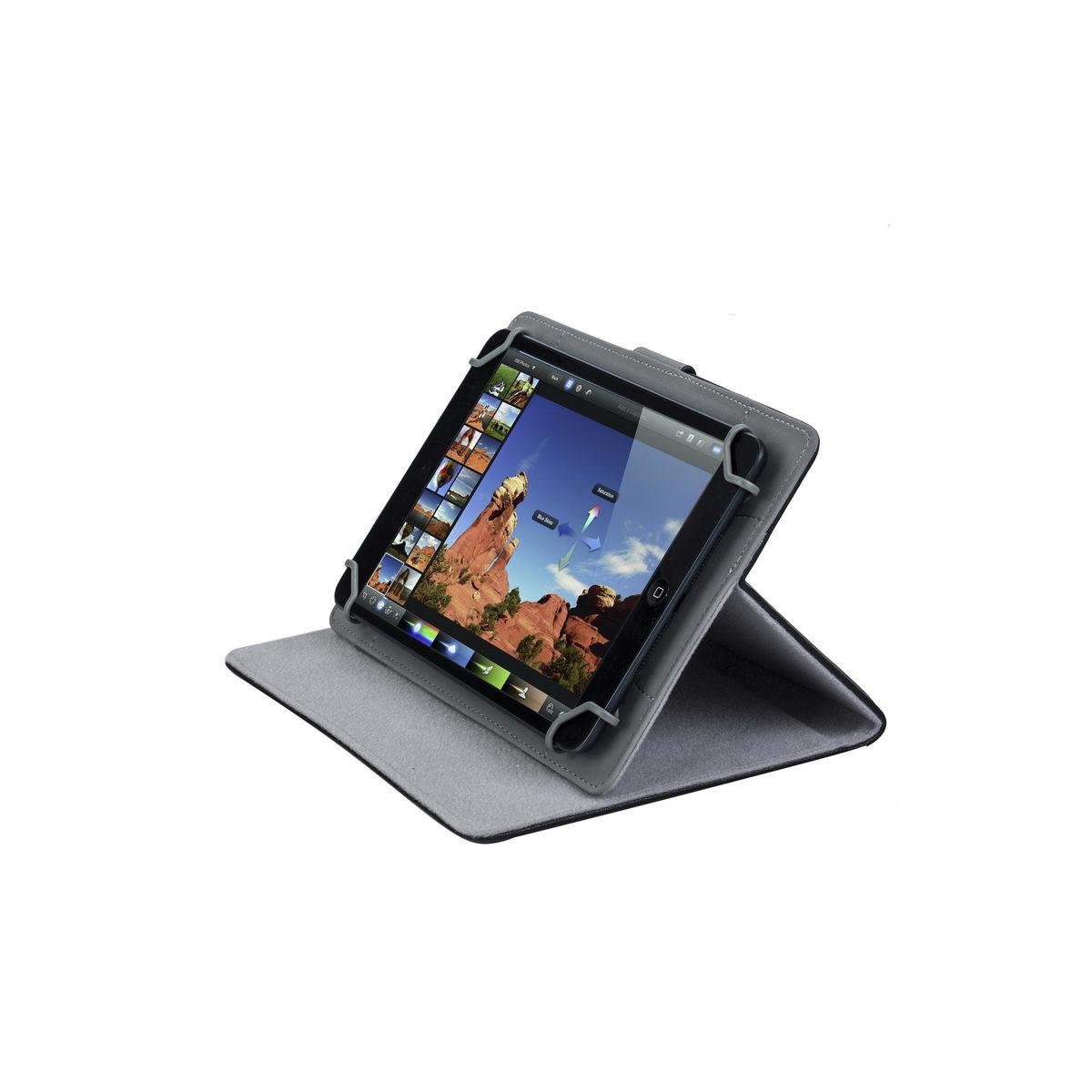 Rivacase 3017 25,6 cm (10.1") Custodia a libro Nero