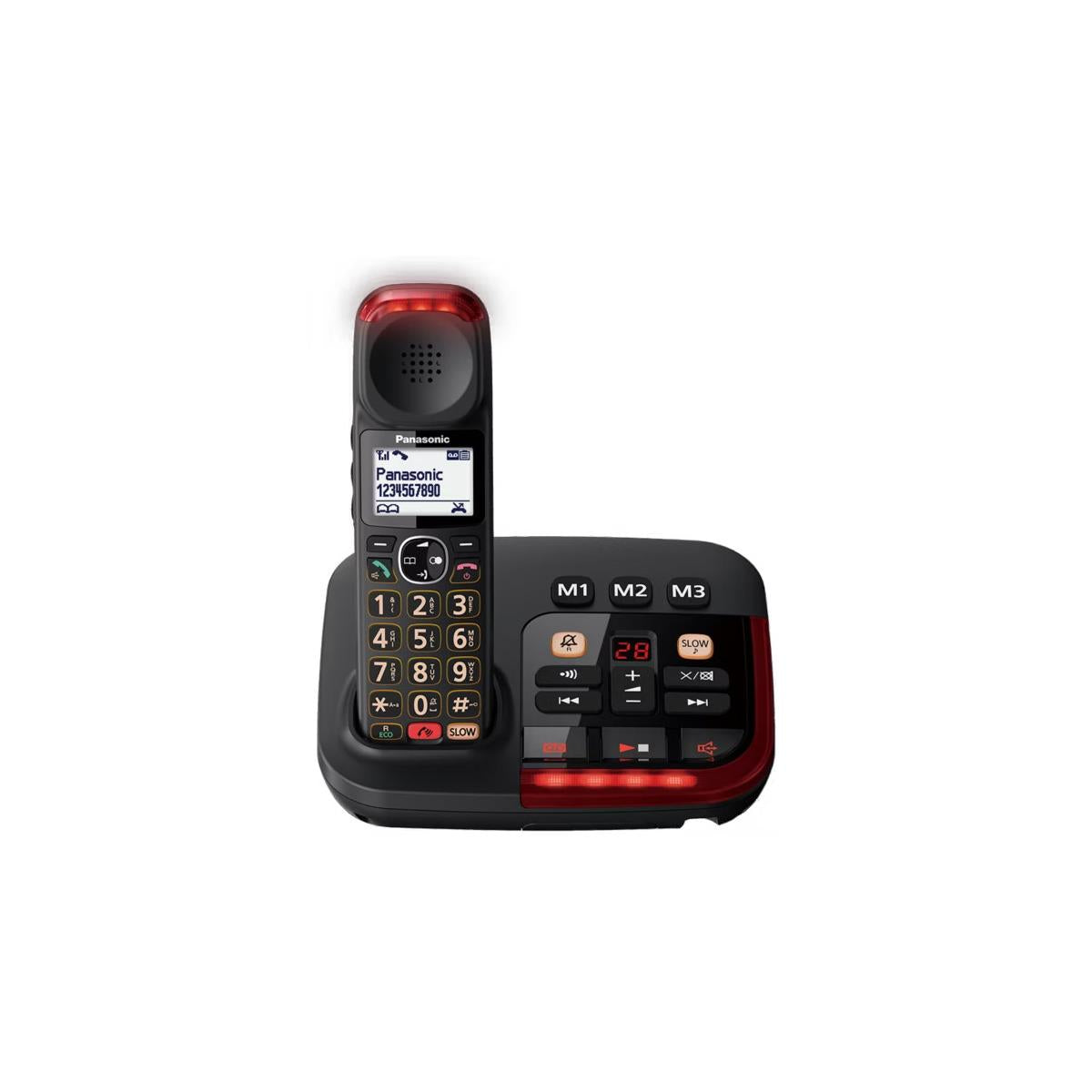 Panasonic KX-TGM420EXB telefono Telefono DECT Identificatore di chiamata Nero