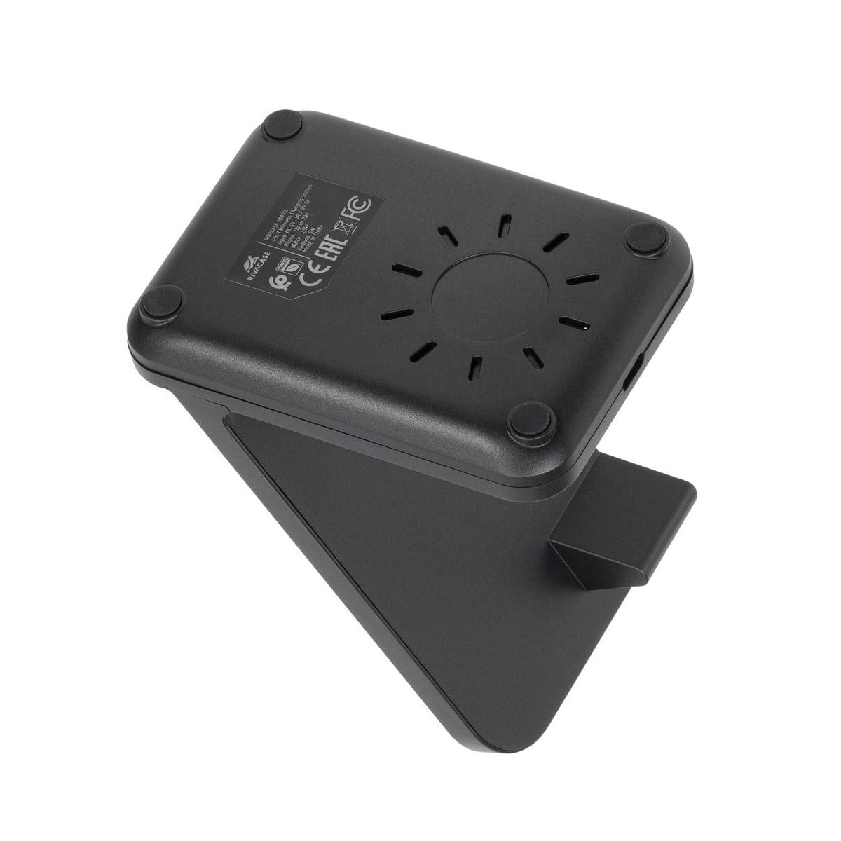 Rivacase VA4916 Caricabatterie per dispositivi mobili Orologio intelligente, Auricolare, Smartphone Nero USB Carica wireless Interno