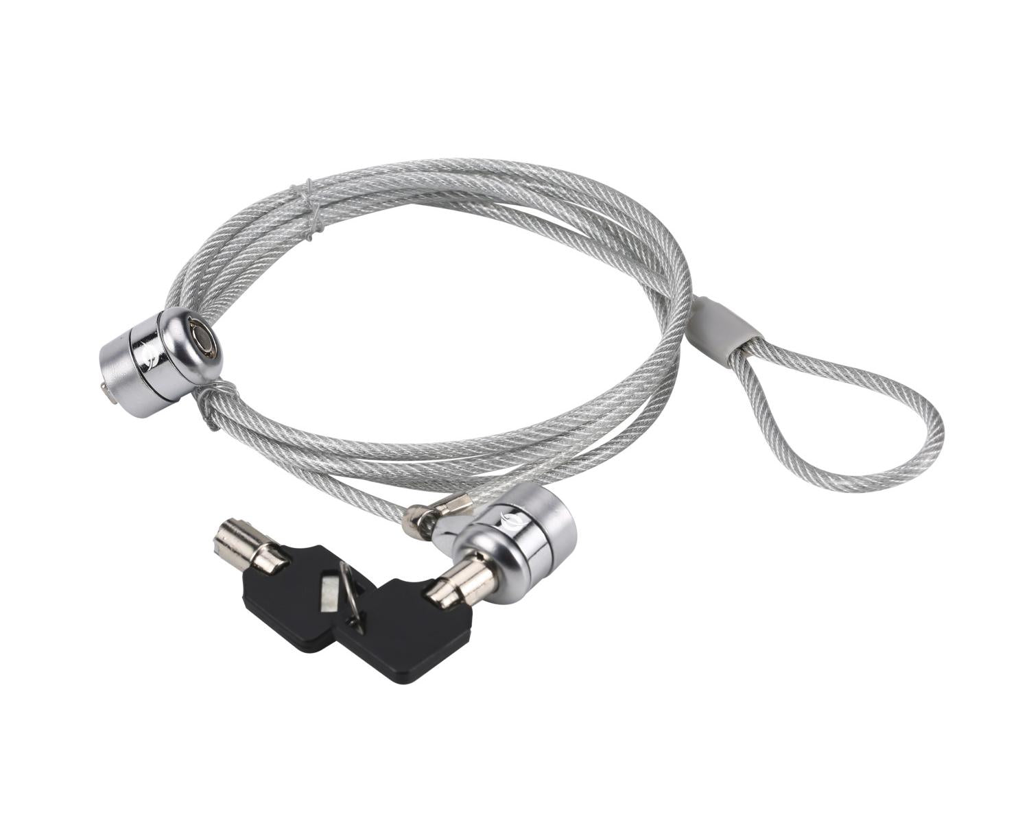 Conceptronic CNBSLOCK15T cavo di sicurezza Argento 1,5 m