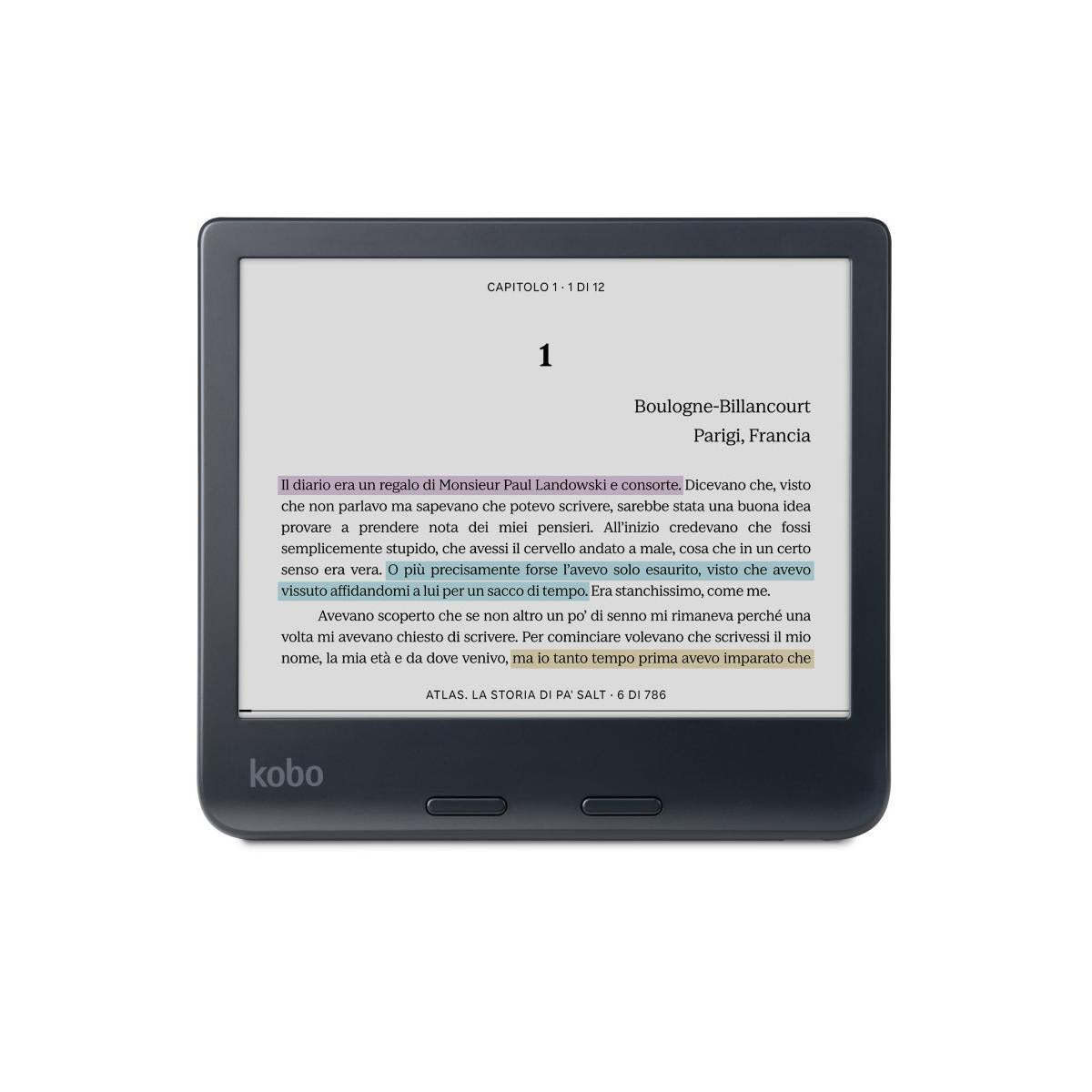Rakuten Kobo Libra Colour lettore e-book Touch screen 32 GB Wi-Fi Nero