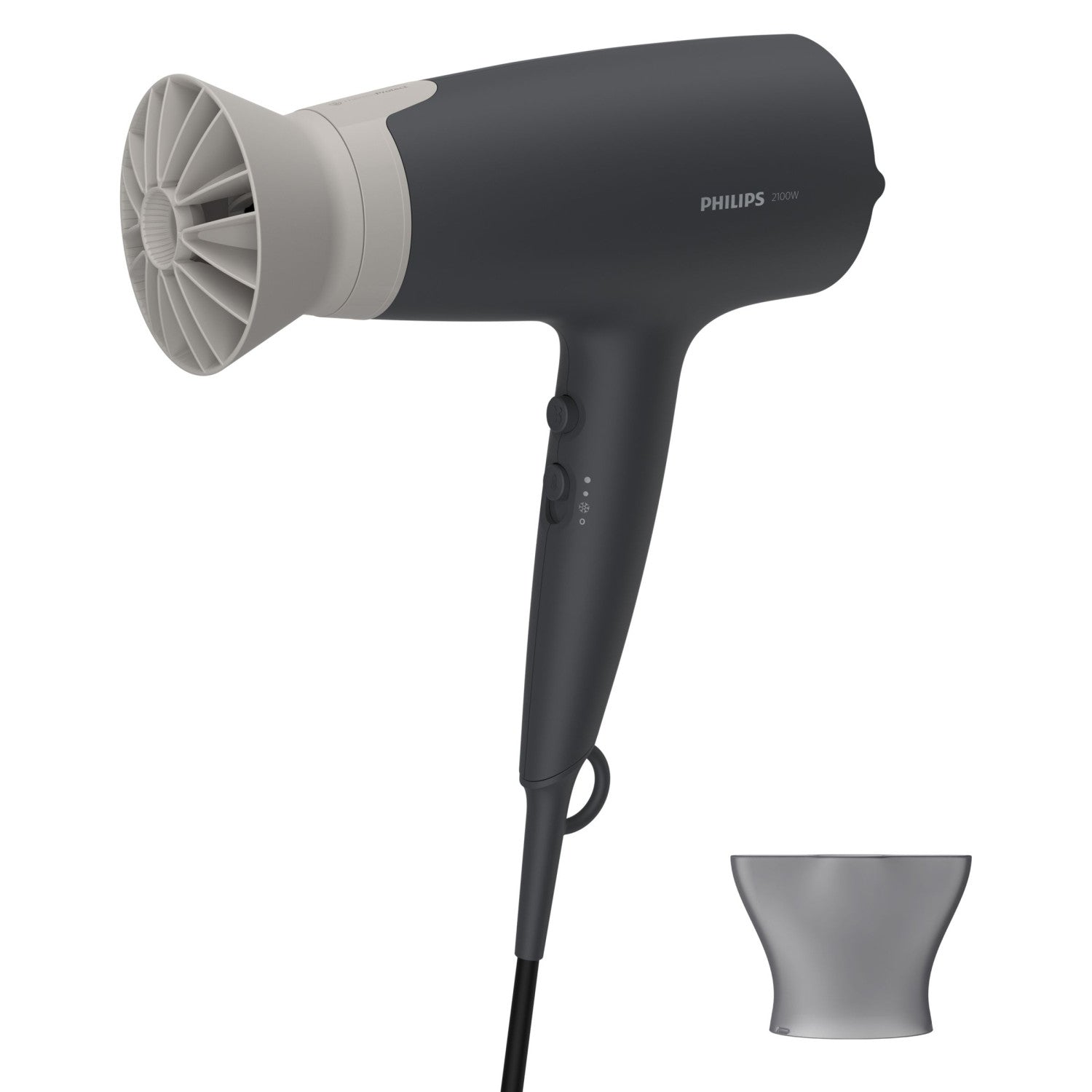 Philips 3000 series BHD351/10 Asciugacapelli Phon Grigio Nero
