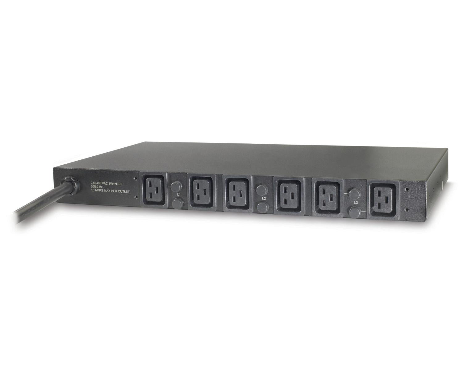 APC Basic Rack PDU AP7526 unità di distribuzione dell'energia (PDU) 6 presa(e) AC 1U Nero