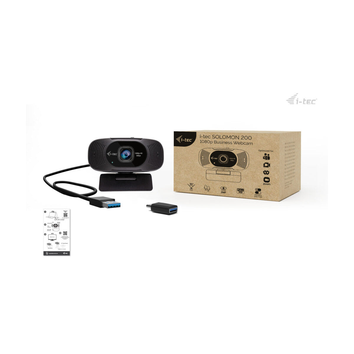 i-tec SOLOMON 200 1080p Business Webcam