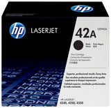 HP 42A Black Original LaserJet Toner Cartridge Cartuccia Toner 1 pz
