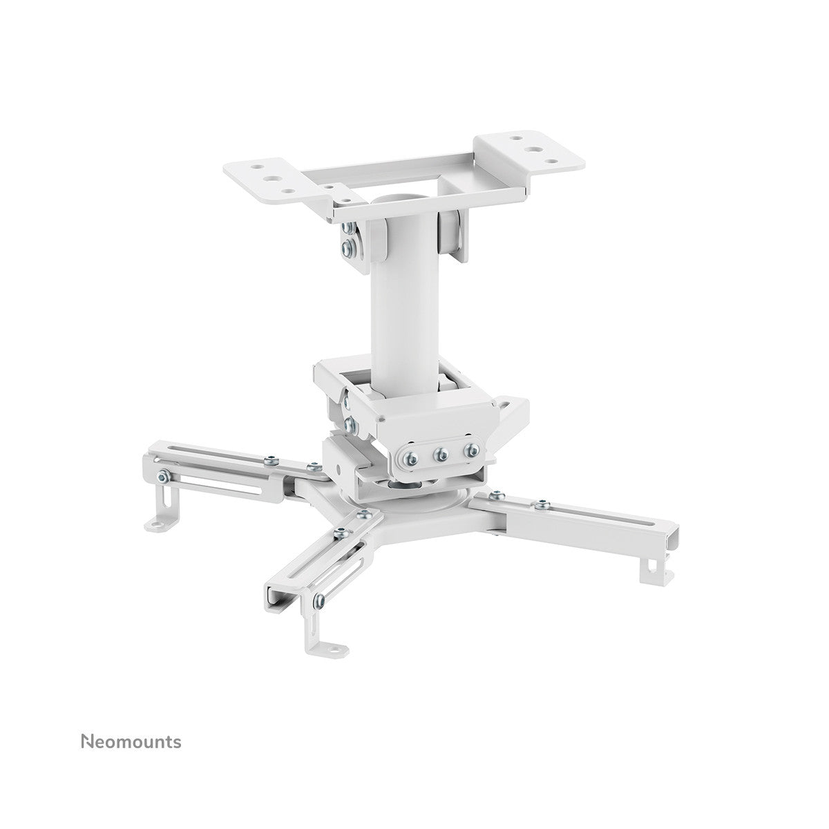 Neomounts CL25-530WH1 Supporto a soffitto beamer - alt. 25,5 cm - montaggio facile - mobilità completa
